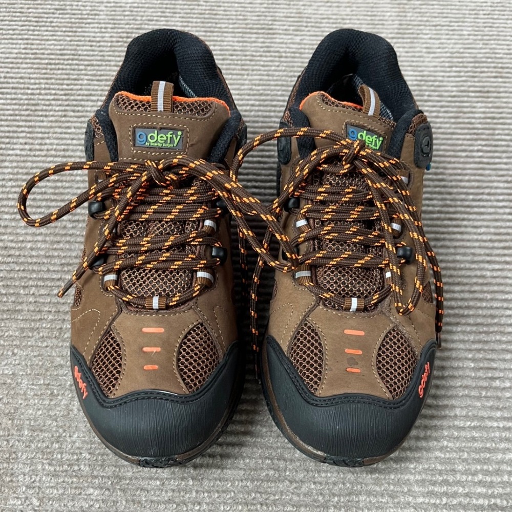 Gravity Defyer G-Defy Ion Mens 9 Brown Waterproof Hiking Shoes NWOT